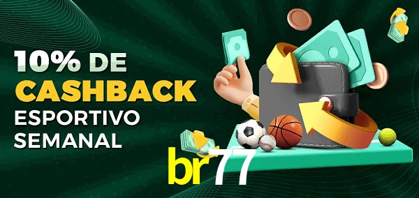 10% de bônus de cashback na br77