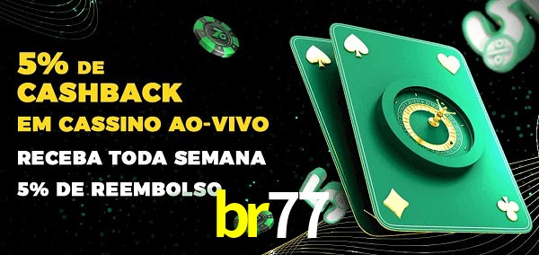 Promoções do cassino ao Vivo br77